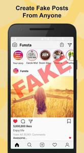 Funsta - Insta Fake Chat Post and Direct Prank - عکس برنامه موبایلی اندروید