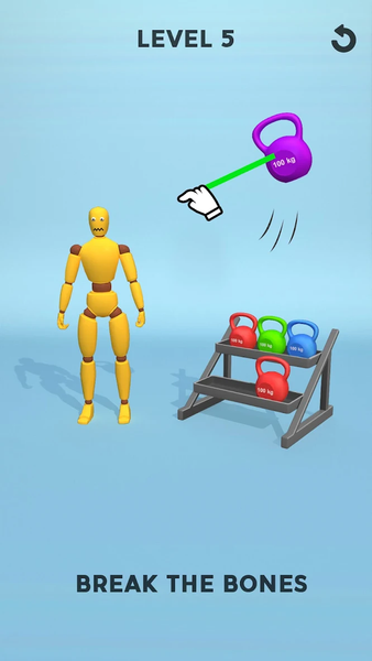 Kick & Break The Ragdoll Games - Gameplay image of android game