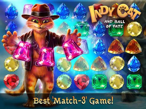 Indy Cat: Match ۳ Adventure - عکس بازی موبایلی اندروید