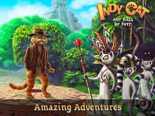 Indy Cat: Match ۳ Adventure - عکس بازی موبایلی اندروید