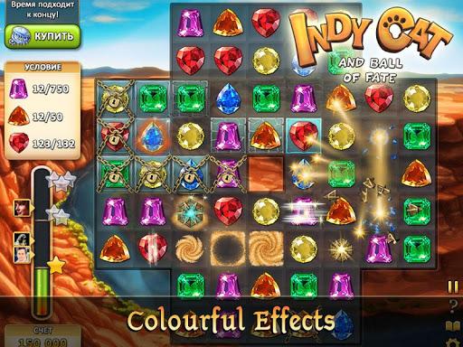 Indy Cat: Match ۳ Adventure - عکس بازی موبایلی اندروید