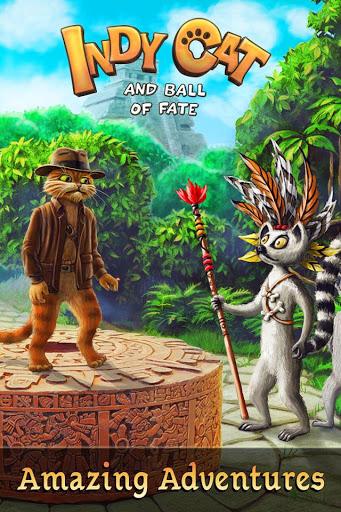 Indy Cat: Match ۳ Adventure - عکس بازی موبایلی اندروید