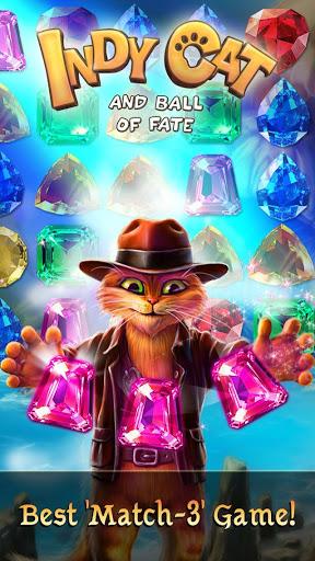Indy Cat: Match ۳ Adventure - عکس بازی موبایلی اندروید