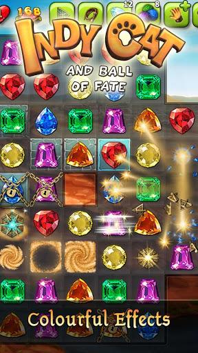 Indy Cat: Match ۳ Adventure - عکس بازی موبایلی اندروید