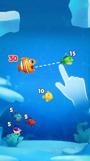 Solitaire Fish Mania: Save - Gameplay image of android game