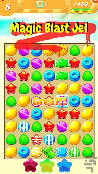 Blast Candy Jel - Gameplay image of android game