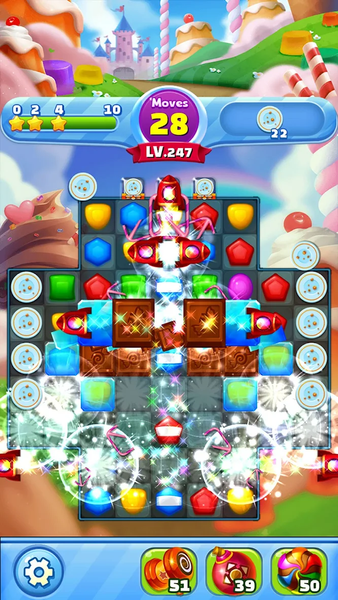 Jenny & Wolf Match - Gameplay image of android game