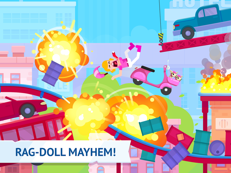 Happy Racing: Fun Wheels - Gameplay image of android game