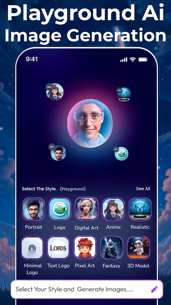 Playground AI Image Generator - Image screenshot of android app