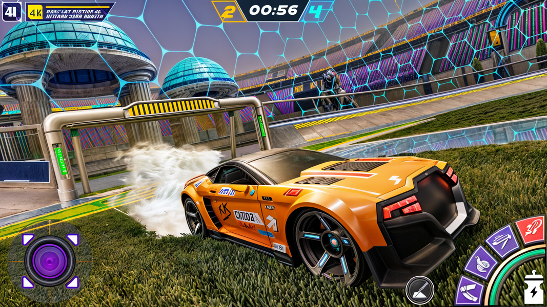 Rocket Car: Car Ball Games - Gameplay image of android game