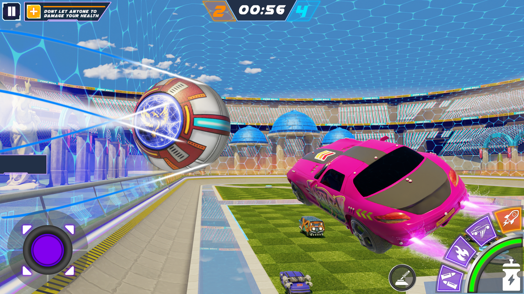 Rocket Car: Car Ball Games - عکس بازی موبایلی اندروید