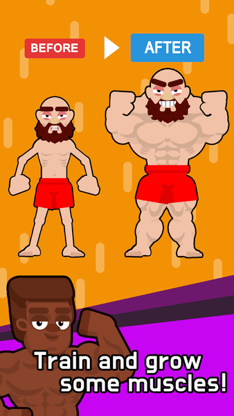 Idle Bodybuilder Manager - Gameplay image of android game