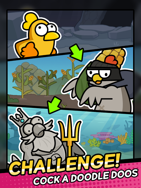 Duck vs Chicken : Idle Defense - عکس بازی موبایلی اندروید