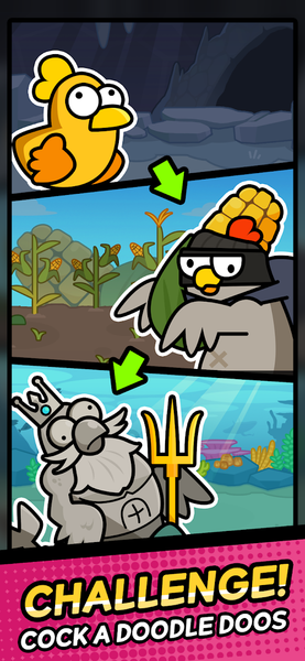 Duck vs Chicken : Idle Defense - عکس بازی موبایلی اندروید