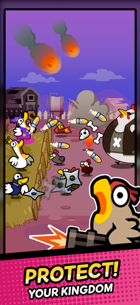 Duck vs Chicken : Idle Defense - عکس بازی موبایلی اندروید