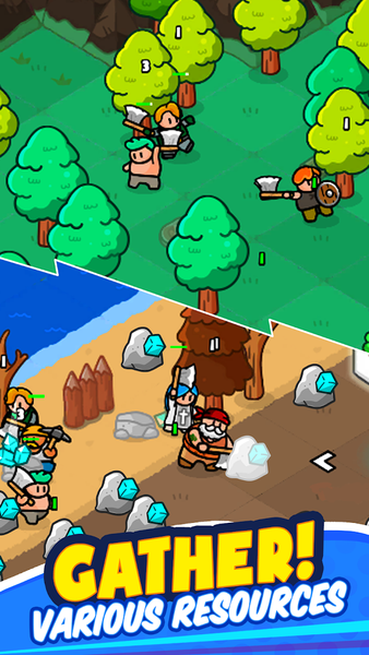 Rumble Heroes - Adventure RPG - Gameplay image of android game