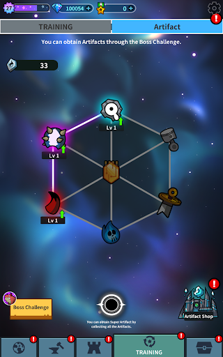 Hero Factory - Idle tycoon - Gameplay image of android game