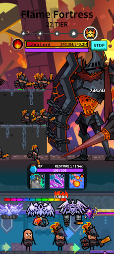 Hero Factory - Idle tycoon - Gameplay image of android game