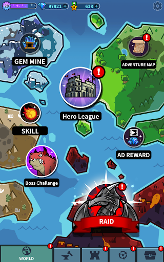 Hero Factory - Idle tycoon - Gameplay image of android game