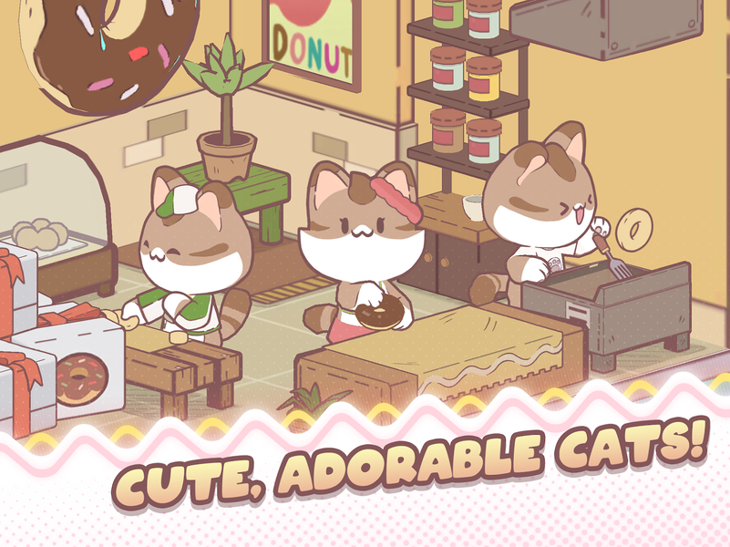 My Cat Tower : Idle Tycoon - Gameplay image of android game