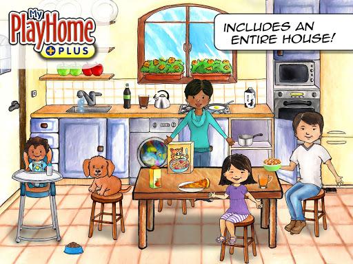 My PlayHome Plus – خانه‌ی عروسکی من - عکس بازی موبایلی اندروید