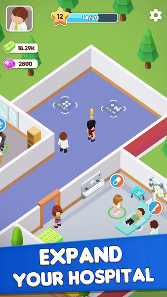 Healville Hospital - Gameplay image of android game