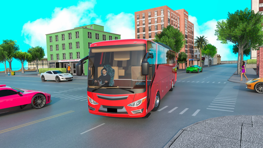 Bus Driving Game 2025: City 3D - عکس بازی موبایلی اندروید