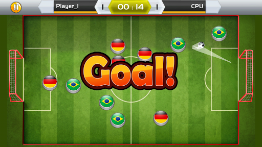 Finger Soccer Cup - Image screenshot of android app