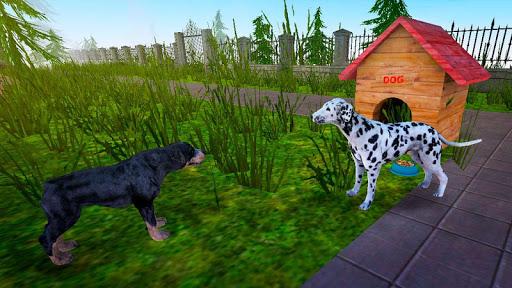 Dalmatian Dog Pet Life Sim 3D - Gameplay image of android game