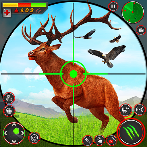 Jungle Deer Hunting Games - Gameplay image of android game