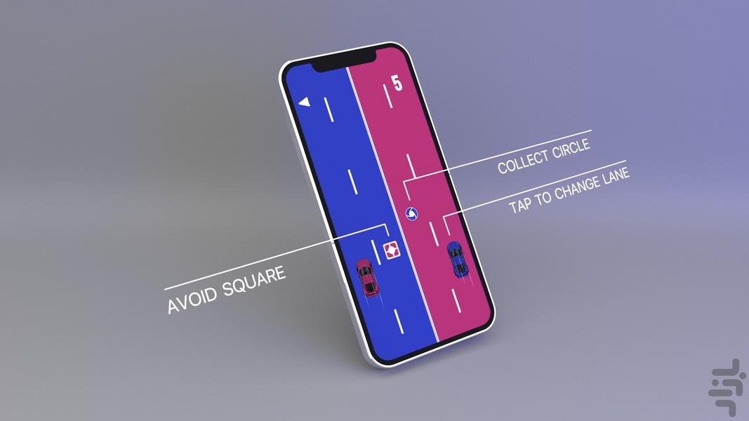 Dual Car - Colorful ۲ Cars Game - عکس بازی موبایلی اندروید