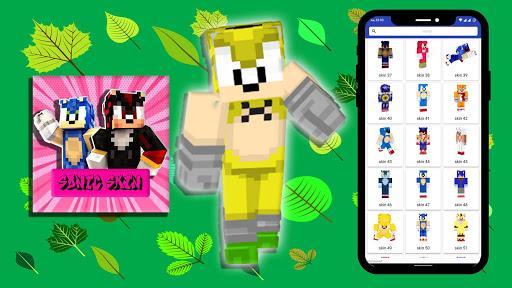 Skin Sonic's mcpe - Image screenshot of android app