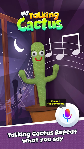 My Talking Cactus Toy - Gameplay image of android game