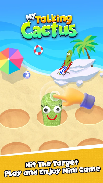 My Talking Cactus Toy - Gameplay image of android game