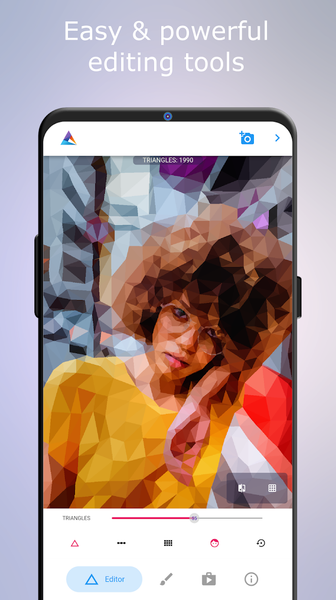 Low Poly - Editor & Photo FX - Image screenshot of android app