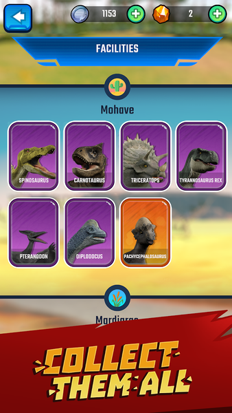 Jurassic Warfare: Dino Battle - Gameplay image of android game