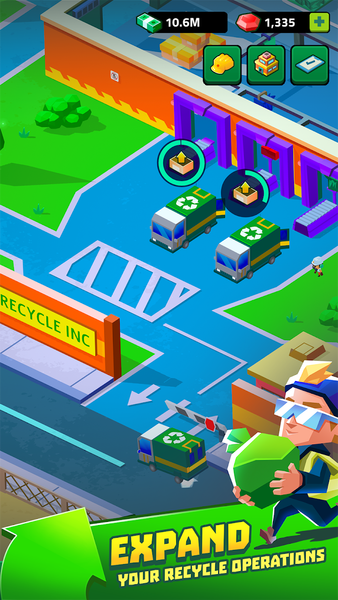 Idle Recycle - Gameplay image of android game