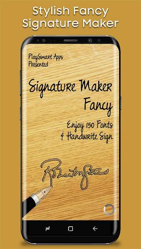 Fancy Signature Maker - عکس برنامه موبایلی اندروید