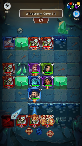Friends & Dragons - Puzzle RPG - Gameplay image of android game