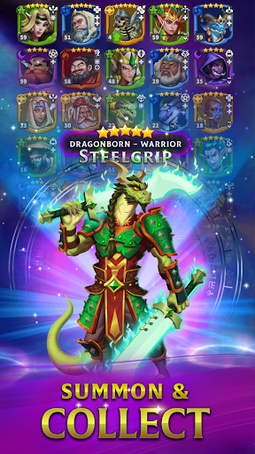 Friends & Dragons - Puzzle RPG - Gameplay image of android game