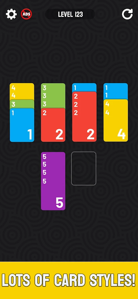 Card Color Sort Puzzle: Merge - عکس بازی موبایلی اندروید