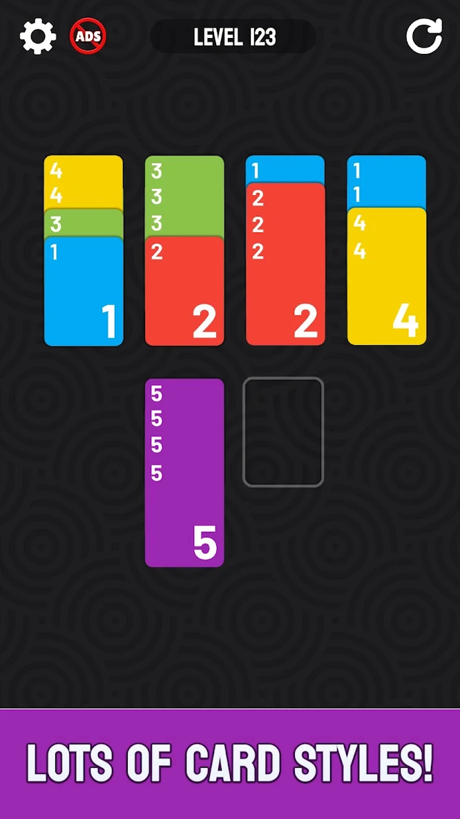 Ball sort puzzle level 123 