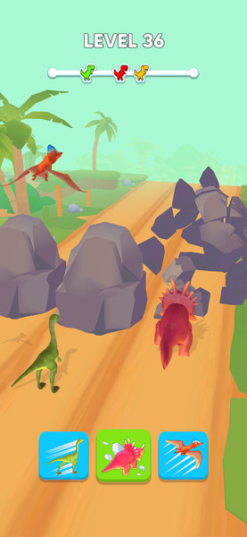 Dino Shifting: Dinosaur Games - Gameplay image of android game