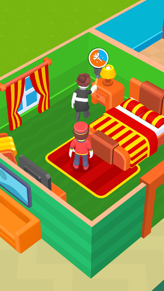 Perfect Hotel Manager Game - Gameplay image of android game
