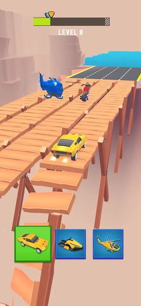 Shape Shifter: Car Transform - Gameplay image of android game