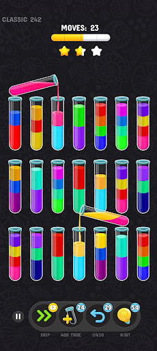 Color Water Sort Puzzle Games - Gameplay image of android game