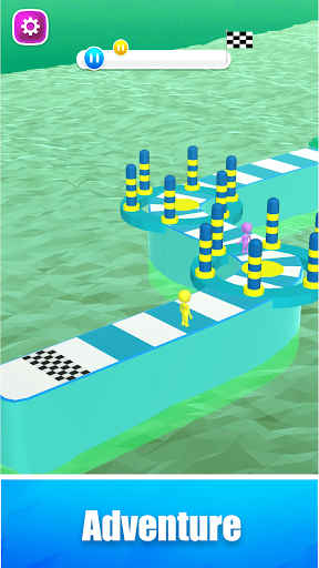 Fun Sea Race 3D - Gameplay image of android game