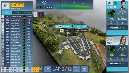 Motorsport Manager Game 2025 - Gameplay image of android game