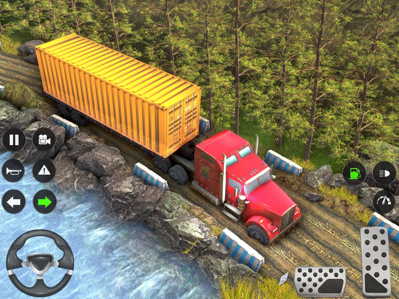 Oil Truck Simulator Driving 3D - Gameplay image of android game