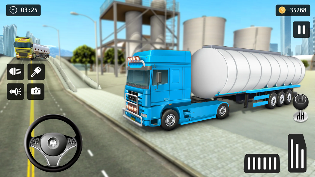Oil Tanker Truck Simulator 3D - Gameplay image of android game